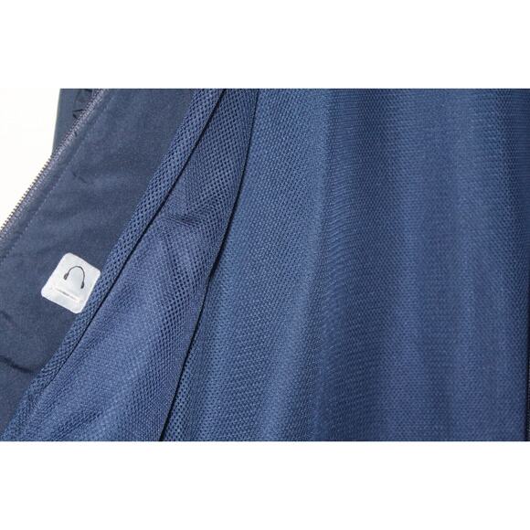 Nike Men's Full Zip Jacket Mesh Lining Navy Blue Size M - Athletic Windbreaker - Picture 4 of 5